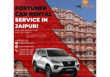 Fortuner Car Hire Jaipur for Outstation