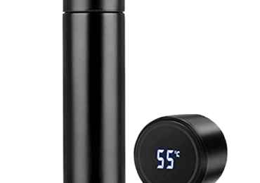 1000ML Smart Thermos water bottle keeps cold and hot temperature display