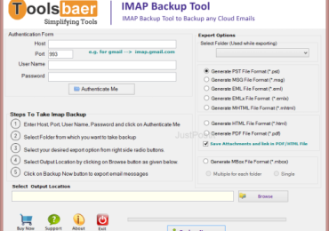 ToolsBaer IMAP Backup tool