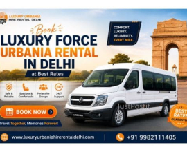 Book Luxury Force Urbania Rental in Delhi