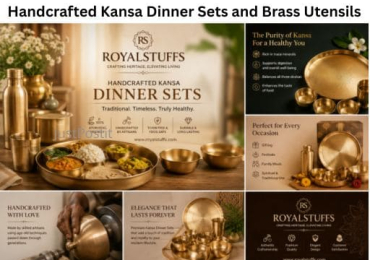 Handcrafted Kansa Dinner Sets and Brass Utensils
