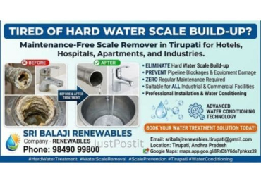 single listings 9 Looking for Maintenance-Free Hard Water Scale Removal in Tirupati?