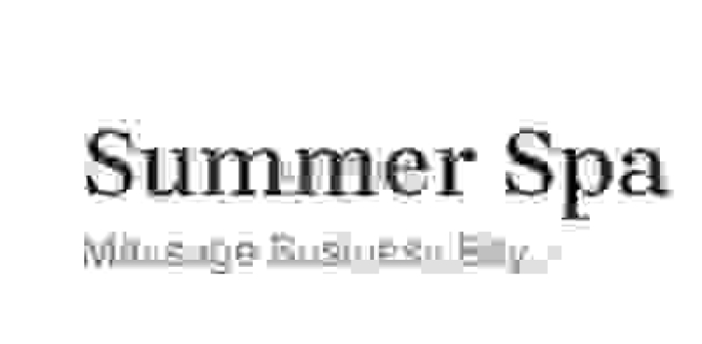 Summer Spa
